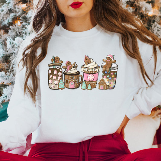 Gingerbread Coffee Crewneck Sweatshirt