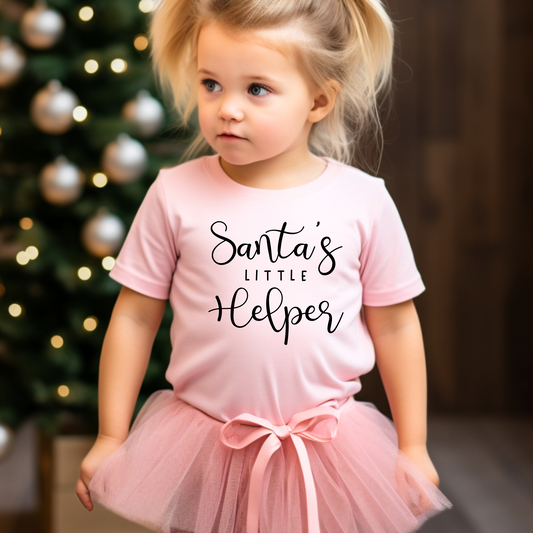 Santa’s Little Helper Toddler Tee & Infant Bodysuit