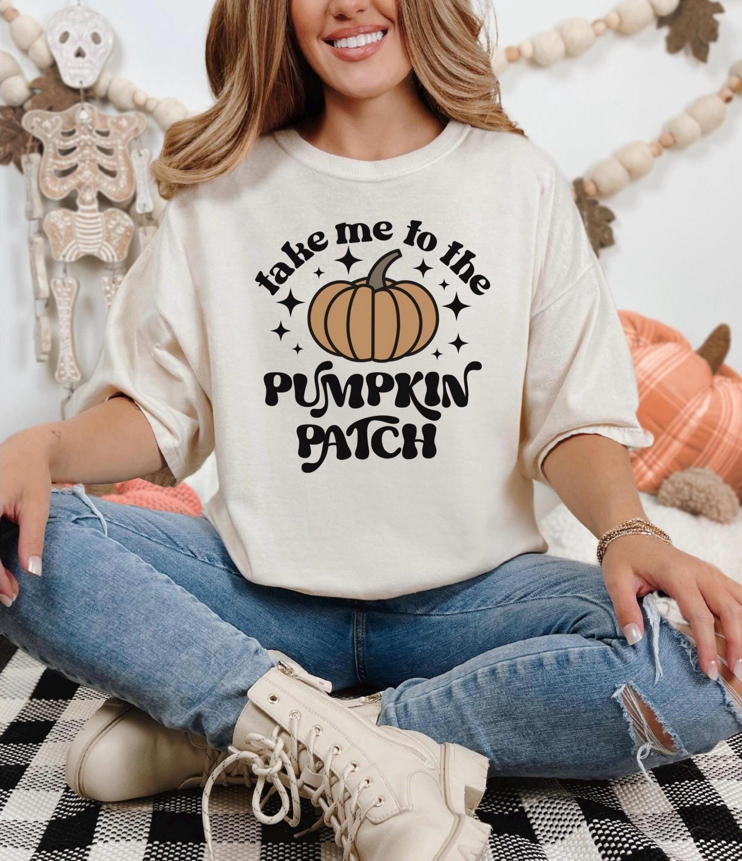 Take Me to the Pumpkin Patch Shirt, Fall Shirt, Pumpkin Patch Shirt, Halloween Tee, Fall Women’s Tee, Comfort Colors Tee