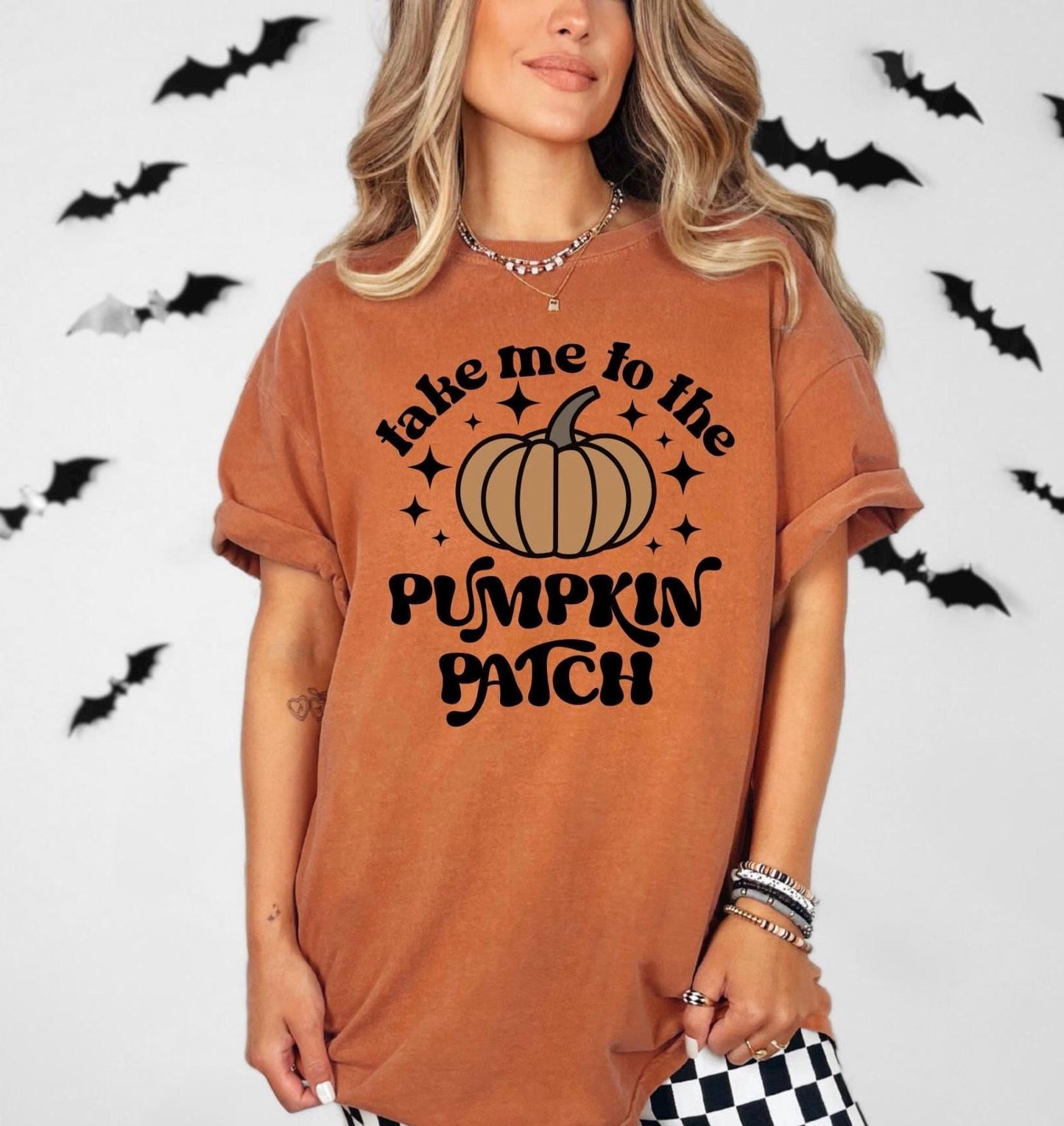 Take Me to the Pumpkin Patch Shirt, Fall Shirt, Pumpkin Patch Shirt, Halloween Tee, Fall Women’s Tee, Comfort Colors Tee